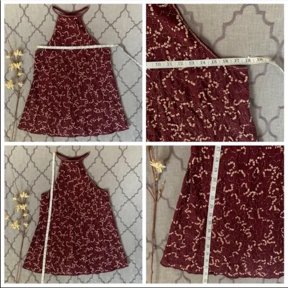 STUNNING RARE Free People Sassy Glam! Sequin Open Back Flying High Mini Dress - Picture 10 of 16